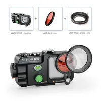 40M Diving Snorkeling Underwater Waterproof Case for Samsung S24 Ultra S23 Ultra S22+ FE Operated Underwater Photo Video Cover