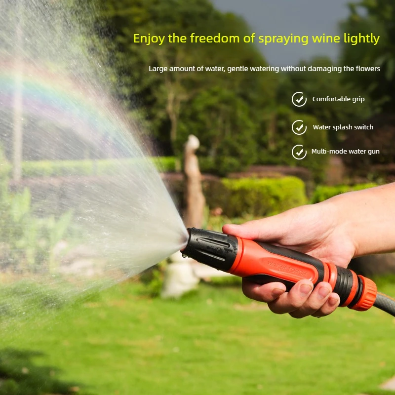 Portable Watering Tools Car Wash High Pressure Spray Gun Outdoor Garden Irrigation Shower Hose Complete Set Sprinkler Nozzle