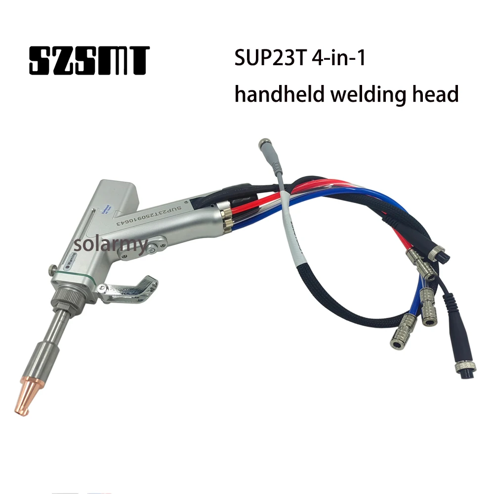 الأصلي الجديد أربعة في واحد اليد التنظيف بالليزر قطع لحام رئيس SUP23T ل 0-3KW آلة لحام ليزر محمولة
