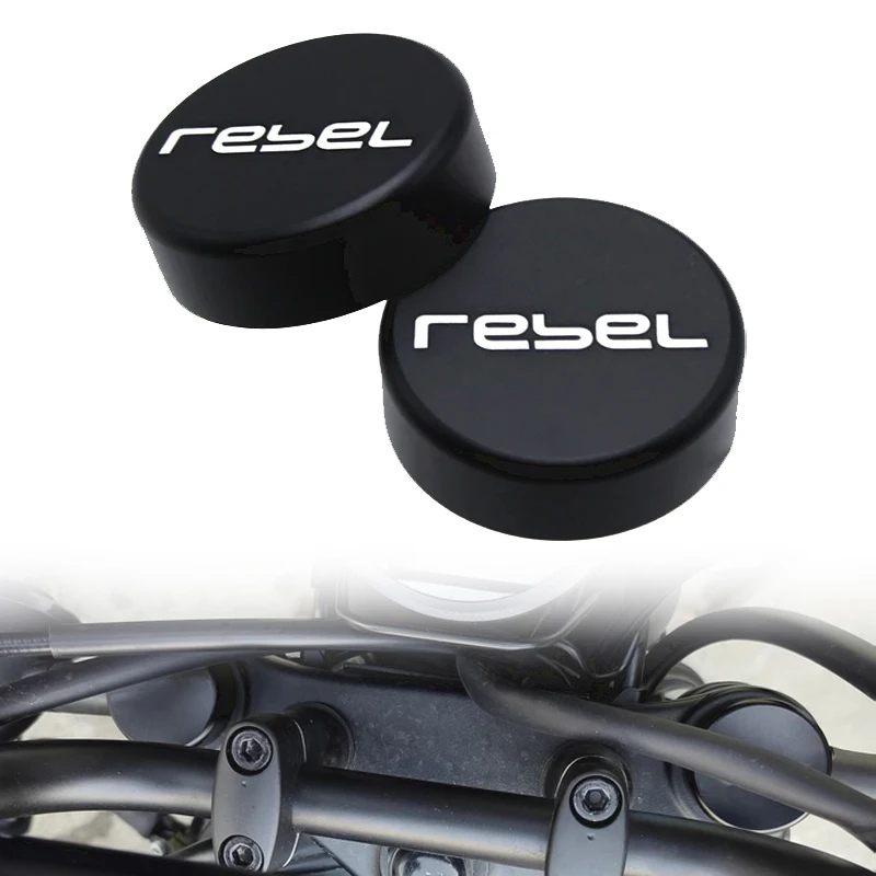 

Motorcycle Front Upper Fork Stem Covers Caps Screw Decorative Cap Aluminum Screw Decorative Cap For Honda Rebel CMX 500 300 250