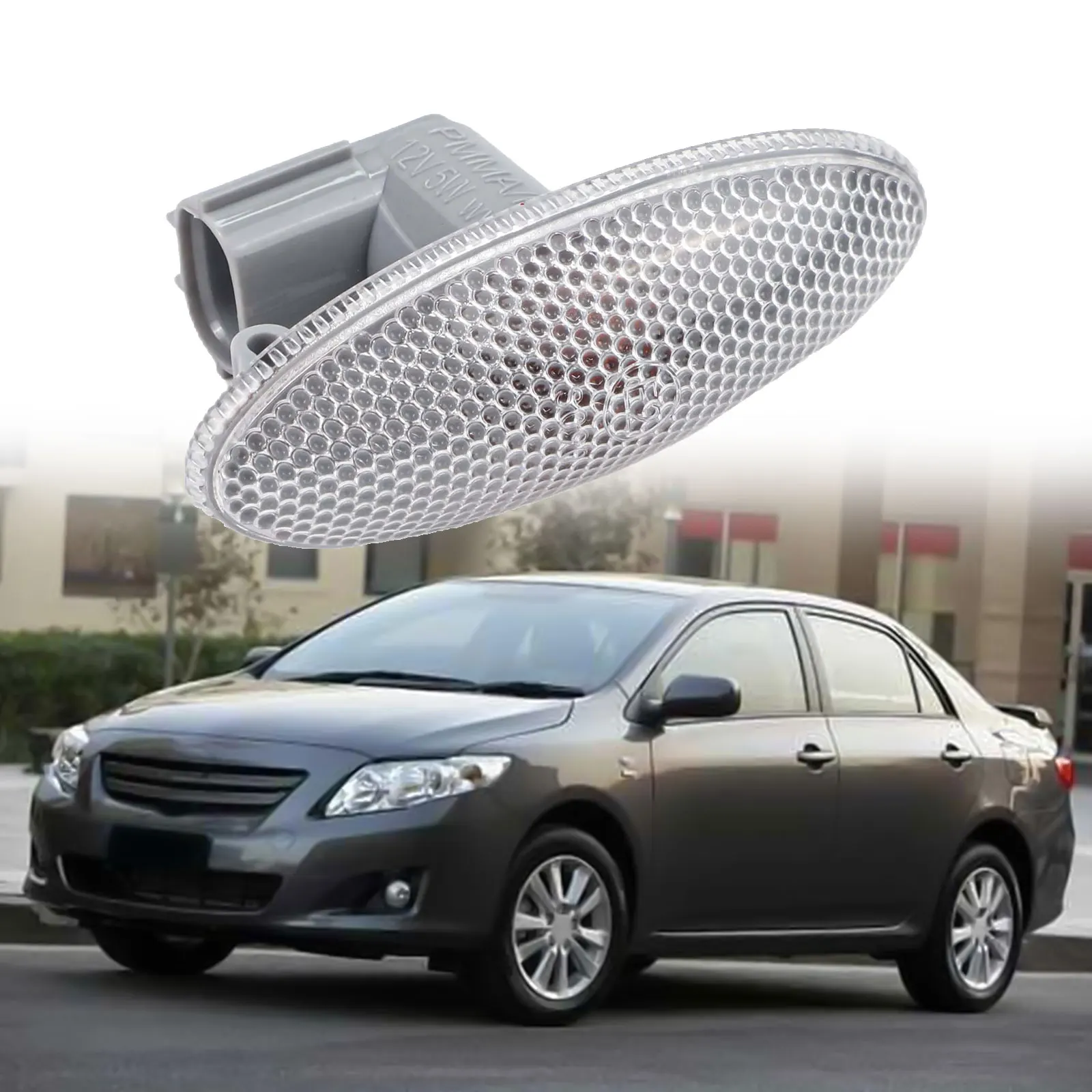 

1pc Car Side Signal Light 12V Amber LED For Toyota Yaris Signal Light Lamp Automobiles Lights Accessories Parts