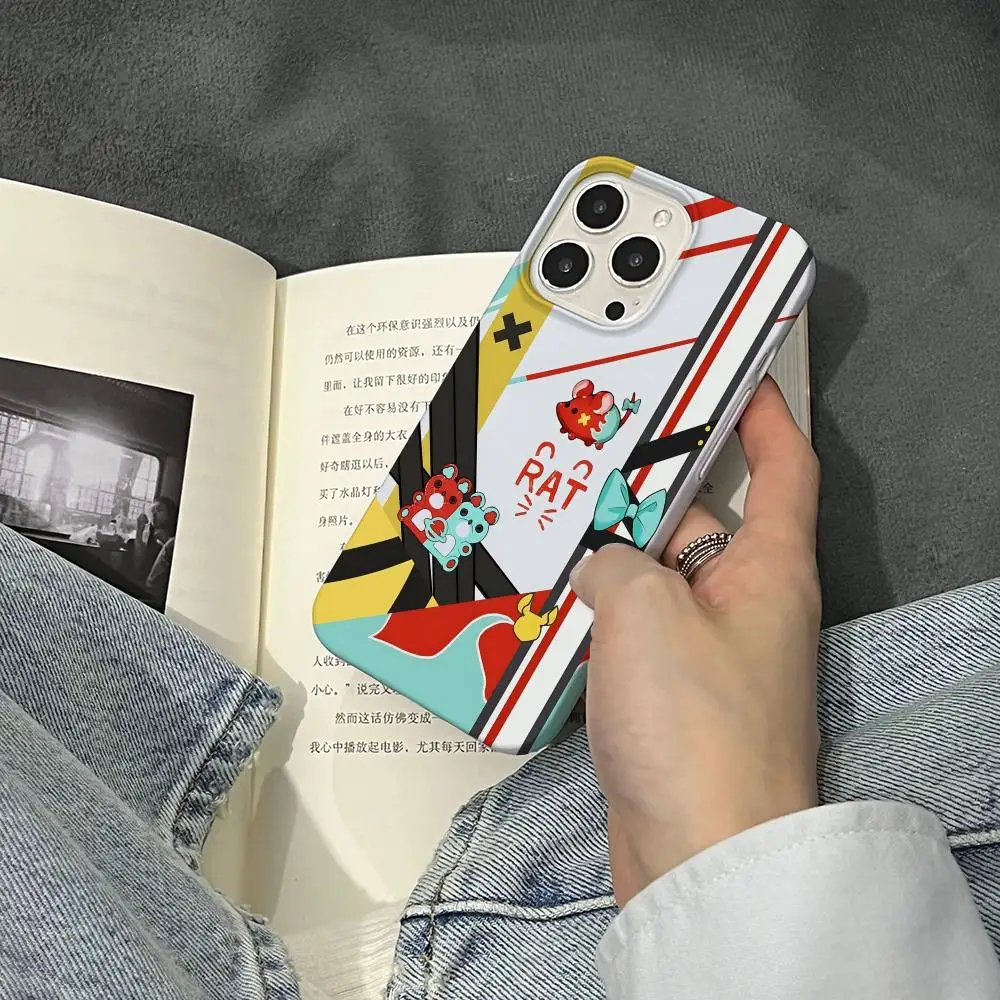 Чехол для телефона Hakos Baelz для IPhone 16, 15, 14, 13, 12, 11 Pro Max, глянцевая HD-пленка