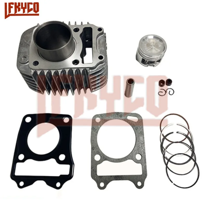 Akcesoria motocyklowe 52.4mm części silnika zestaw cylindrów 125CC silnik do HONDA MSX125 GROM MONKEY Z125 SUPER CUB C125 Motoblock