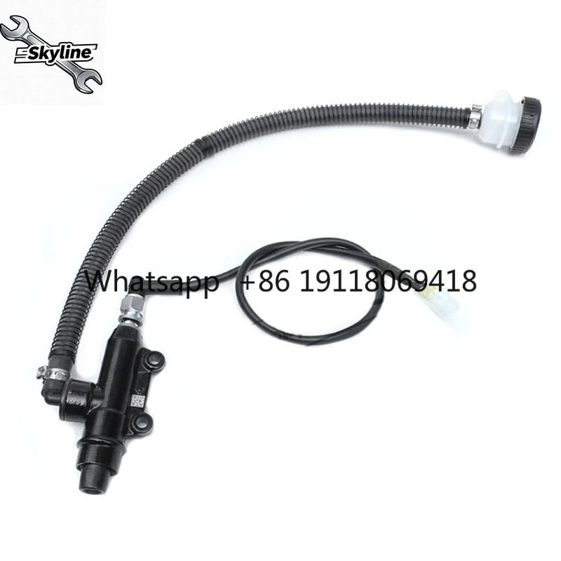 Motorcycle Oil Pump Assembly Hydraulic Rear Brake Master Cylinder Upper Pump Switch BJ500GS-A TRK502 TRK502X