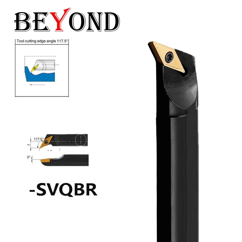 

BEYOND SVQBR SVQBL Внутренний токарный держатель инструмента S16Q-SVQBR11 S20R-SVQBR16 SVQBL11 SVQBL16 Используйте твердосплавные пластины VBMT Токарный станок