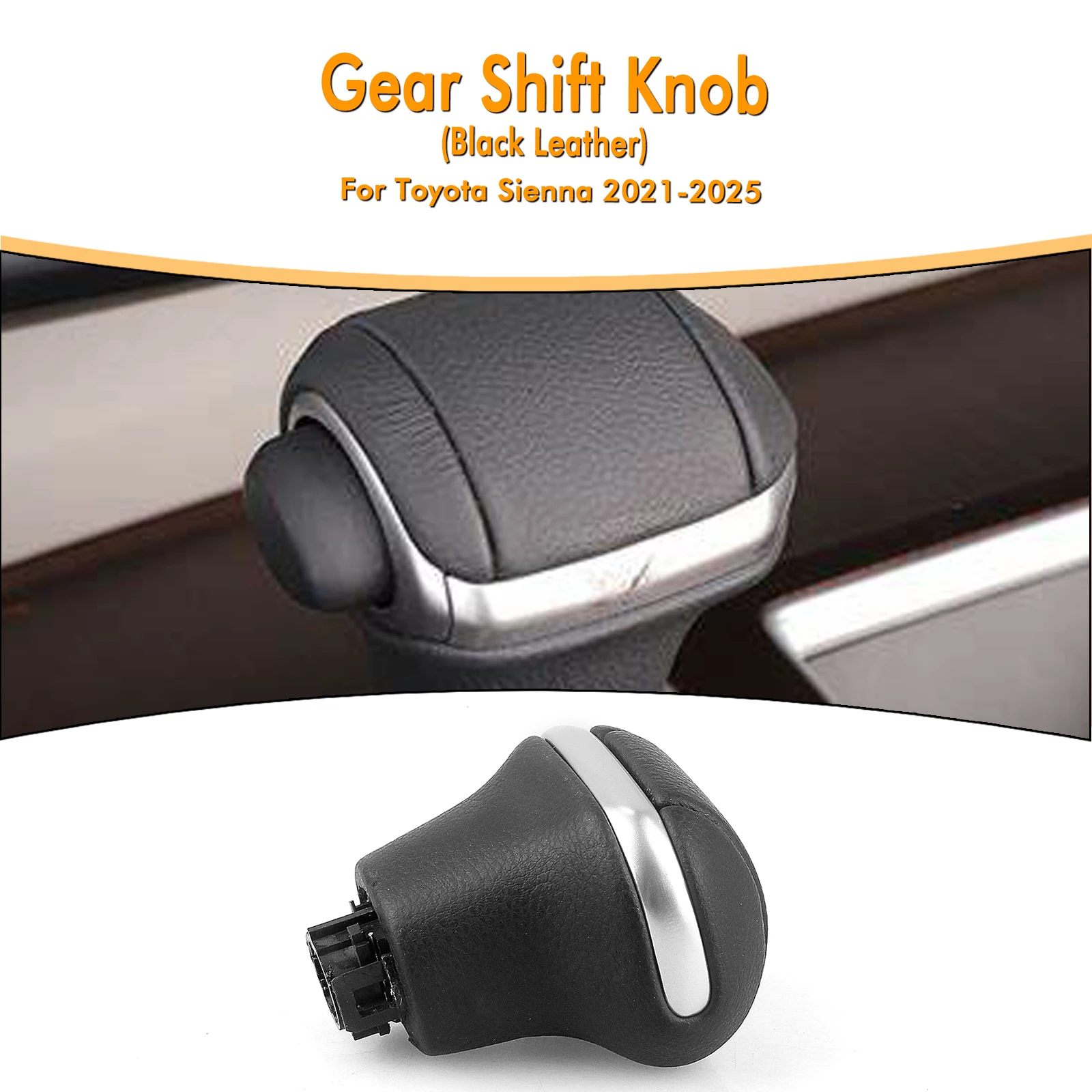 

Inner Gear Shift Knob Shifter Stick Head For TOYOTA SIENNA 2021-2025