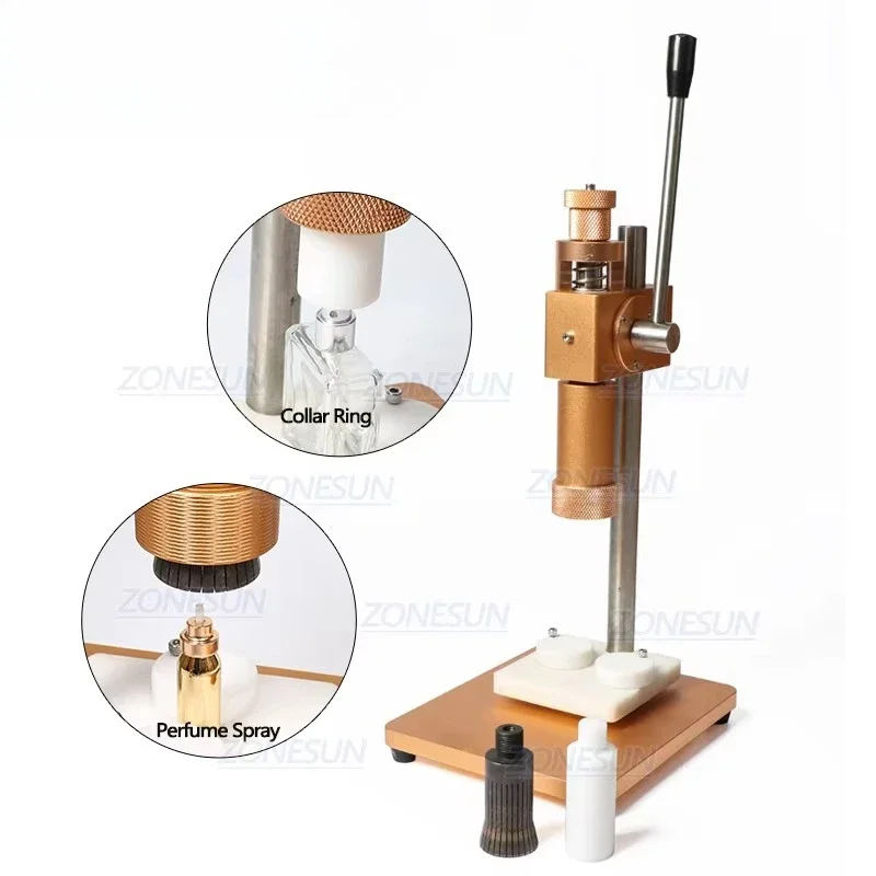 

Perfume Bottle Crimping Machine Vial Crimper Metal Press Machine Perfume Bottle Crimper Spray Crimper