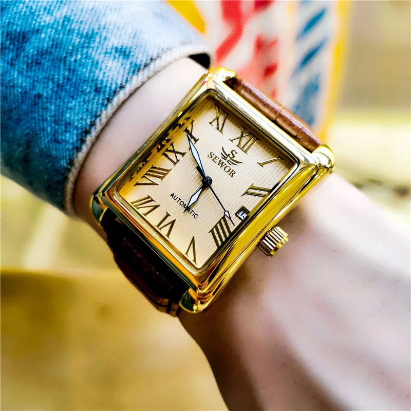Relógio Quadrado Estilo Punk d - Luxury Watch Name Brands avaliação e preço