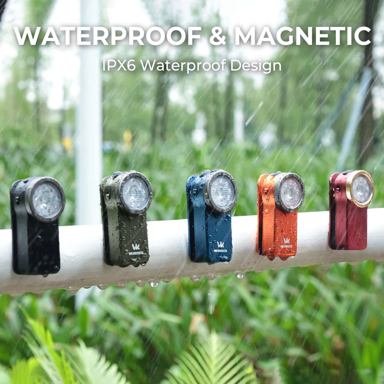 Wurkkos HD03 680LM Mini Clip Light USB Rechargeable Pocket Flashlight Spotlight/Floodlight Portable RGB Torch with Magnet view 5