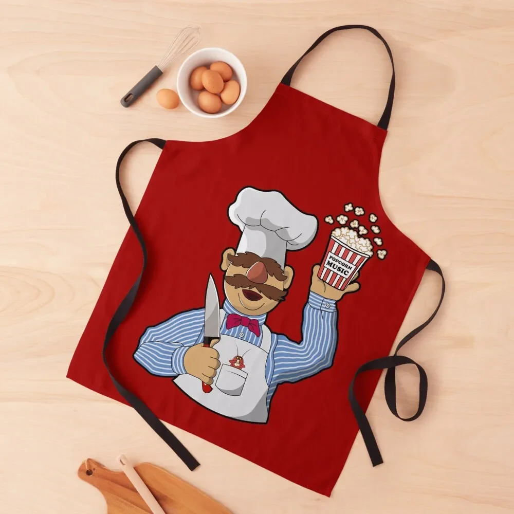 

Vert der ferk Swedish Chef Apron kitchen gadgets waiter bib kitchen clothes for men Apron