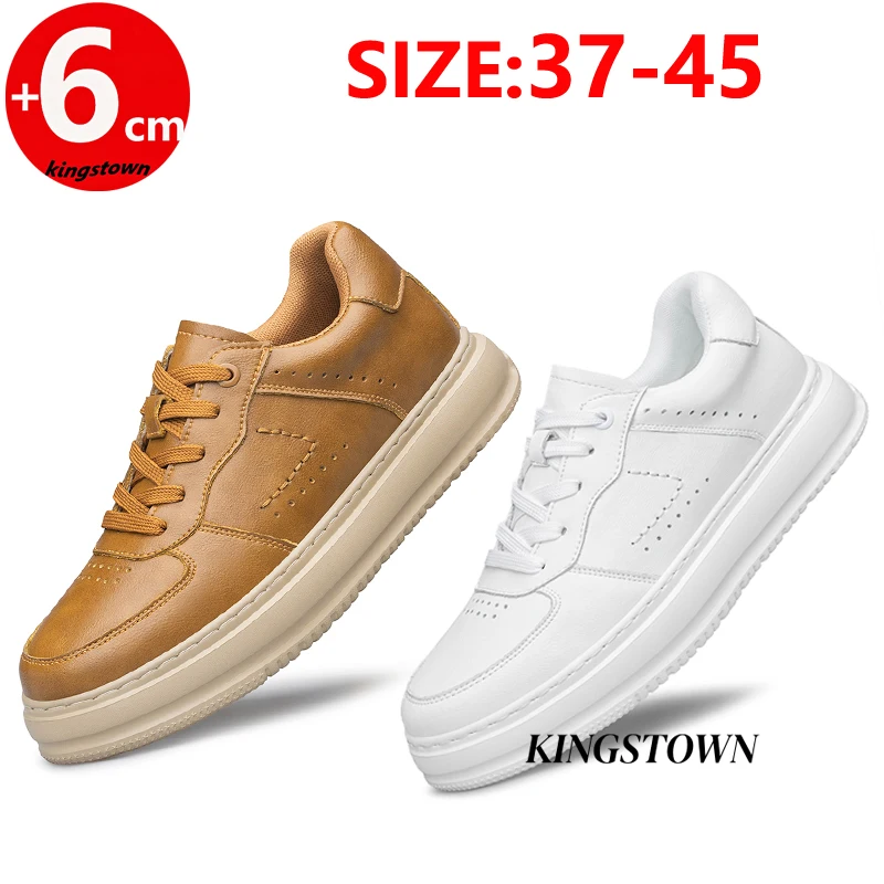 

Men's Elevator Oxford Shoes Increase Height 6cm Sneakers Sports Leisure Fashion Plus Size 37-45