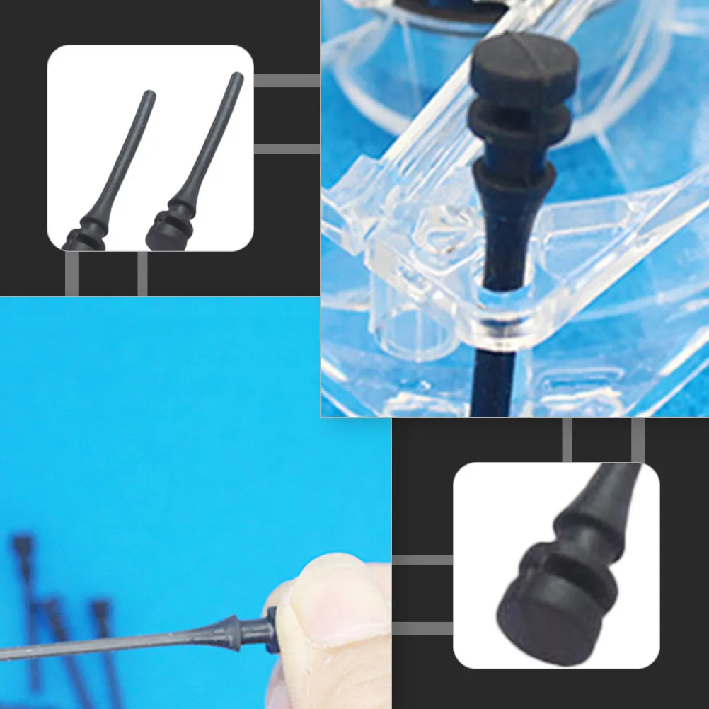 Silicone PC Case Fan Screws 20 Pack Anti Vibration Noise Reducing Long Mounts Computer Cooling Accessories