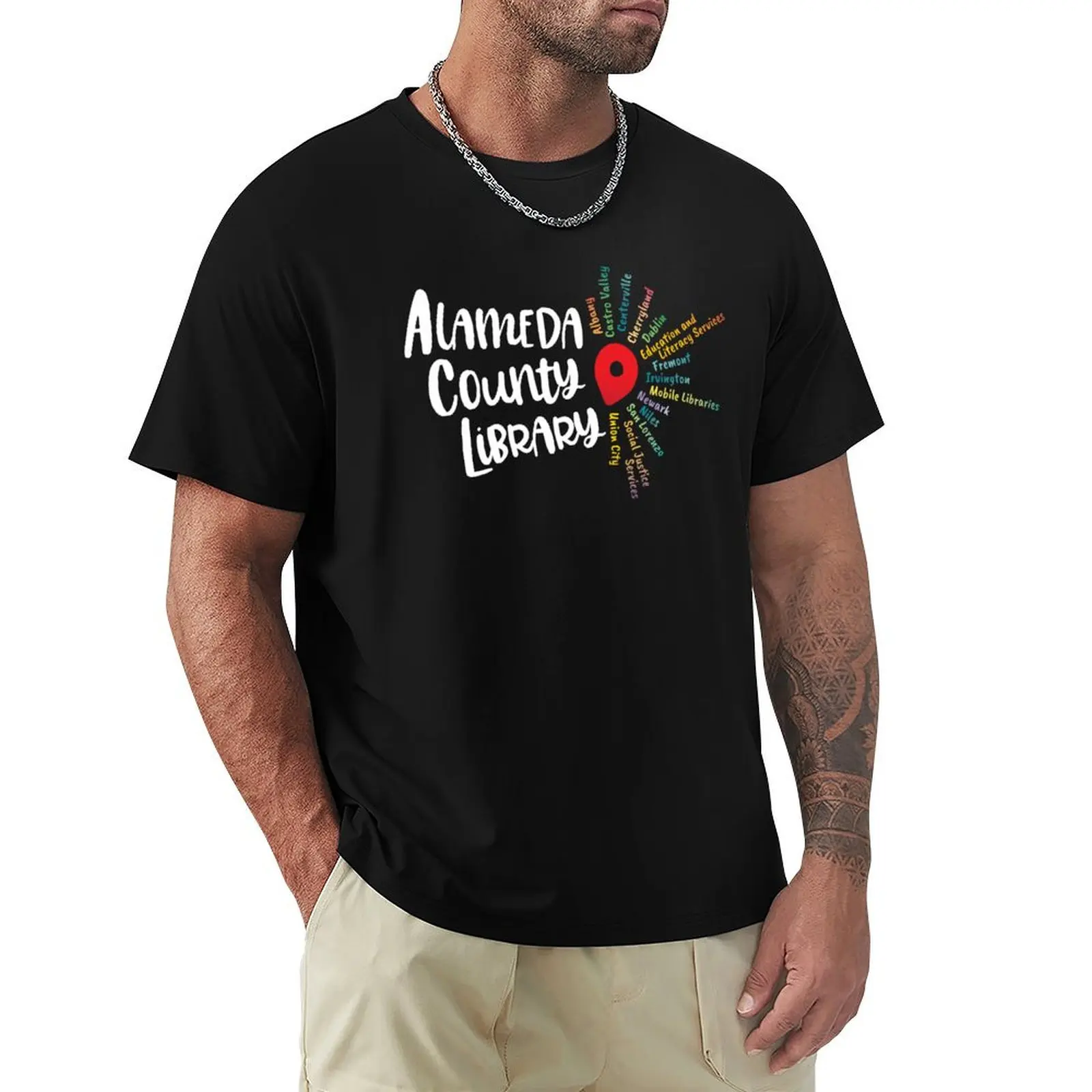 AC Library - Outreach 2023 T-Shirt t shirts for man graphic funny T-Shirt