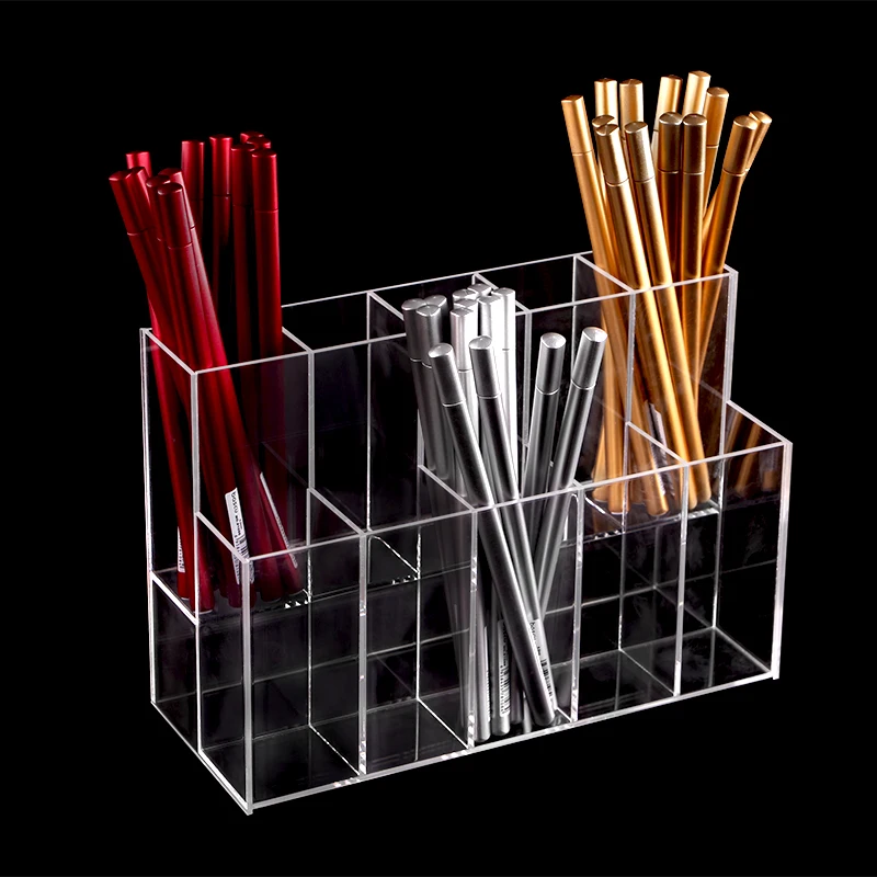 

Stationery Store Pen Holder, Neutral Pen Display Stand, Eyebrow Pen Holder, Acrylic Transparent Cosmetic Pen Storage Box