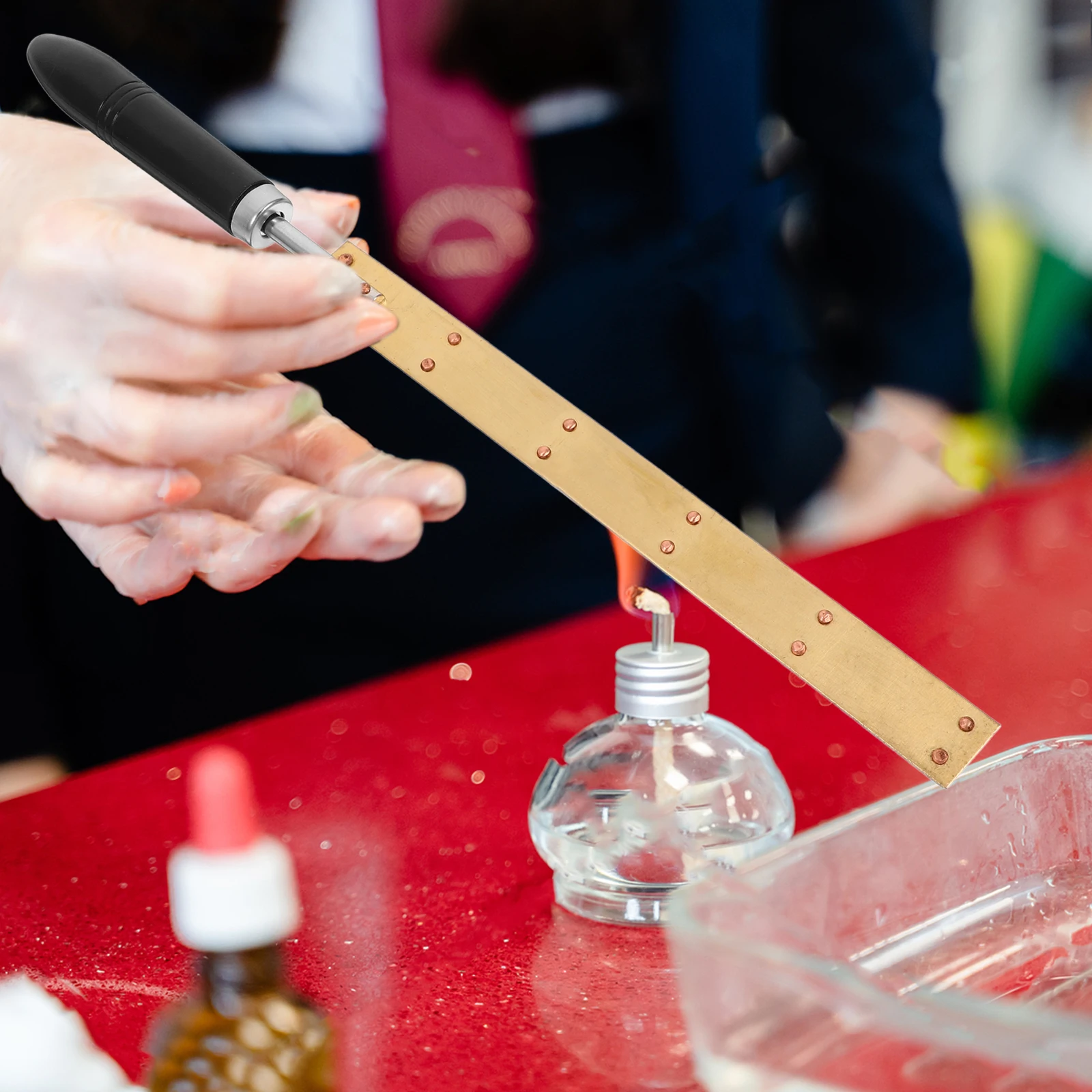 

Набор для экспериментов с термическим расширениям, биметаллическая полоска, ручка, медный железный лист, инструмент для обучения физике, лабораторный инструмент для студентов