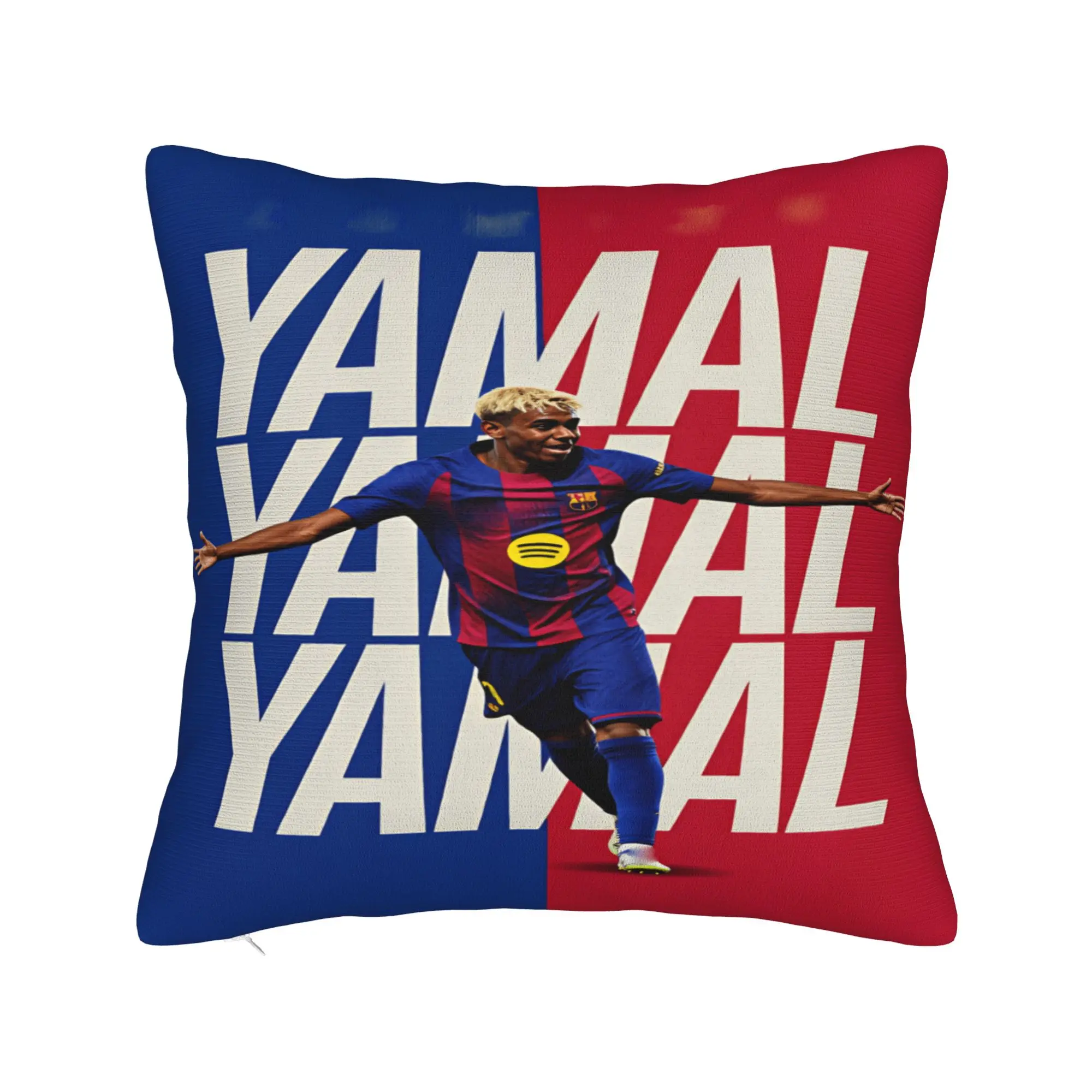 L-Lamine FootballStar y-Yamal Pillowcases  Retro Trendy Pillow Case For Sofa Car Home Decor Custom Pillow Cover
