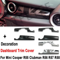 2Pcs/Set For Mini Cooper R55 R56 R57 R58 Brand New PC Material Plastic Cover Classic Color Dashboard Trim Car Auto-Accessories