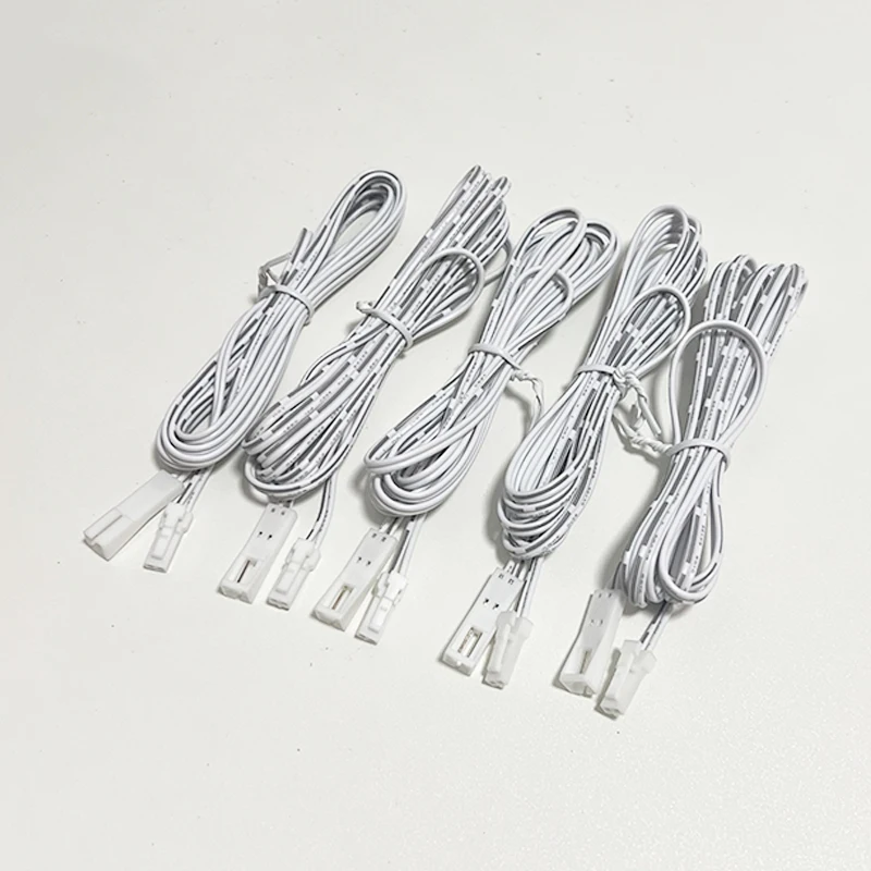 5ps Dupont Extension Cord with Snap JST Connection Cable 2m/78.7in Light Extension Wire 2pin Male to Female Plug Kitchen Cabinet
