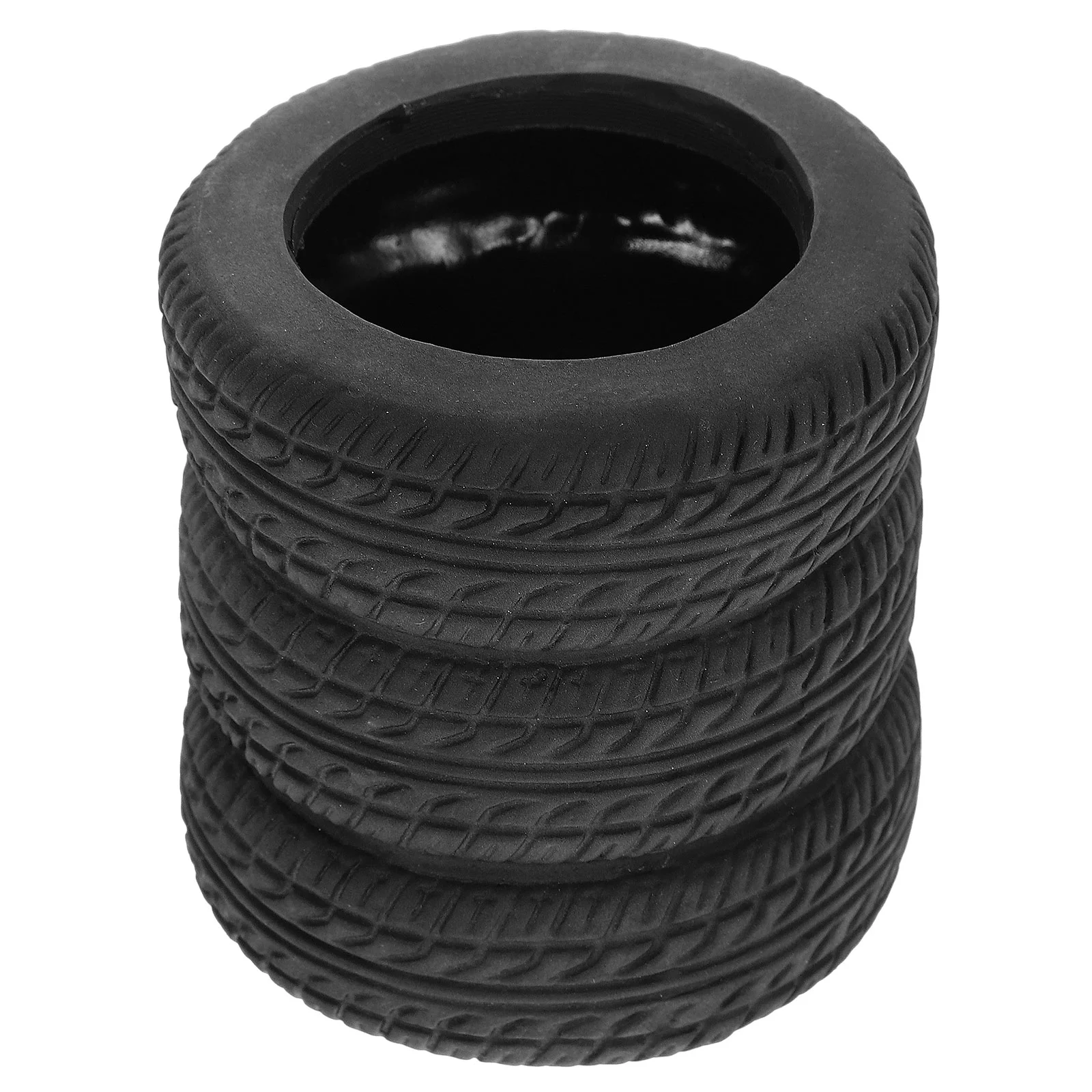 Tire Pen Holder Storage Container Desktop Monitor Stand for Car Decorate Shape Bucket Pencil Office Tabletop