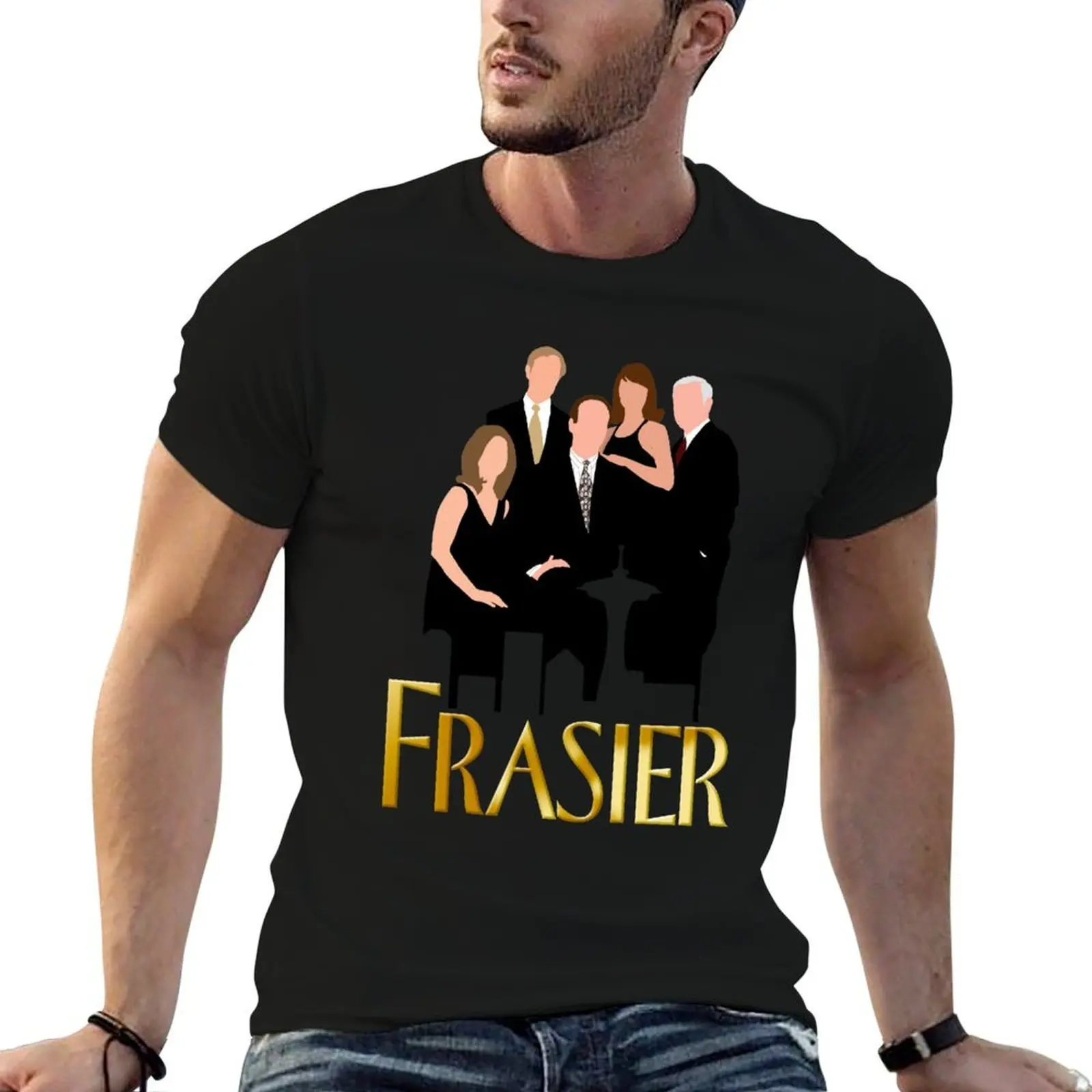 

Frasier T-Shirt men t shirt cotton 100% funny t shirts dark humor T-Shirt
