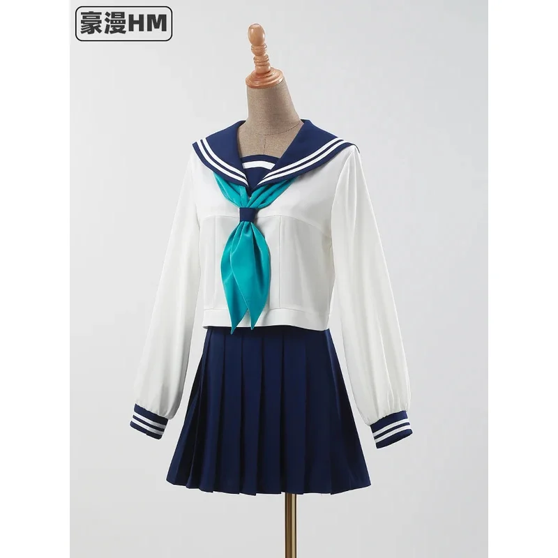 

High QualityTorako Koshi Cosplay Costume Wig Anime My Deer Friend Nokotan Koshitan Shikanoko Dress JK Sailor Skirt