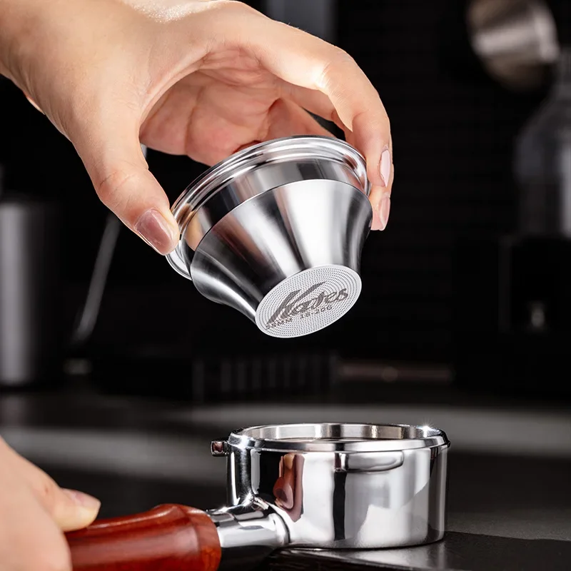 Stainless steel variable diameter coffee powder cup 58 to 34mm universal powder bowl Italian extraction blind bowl appliance