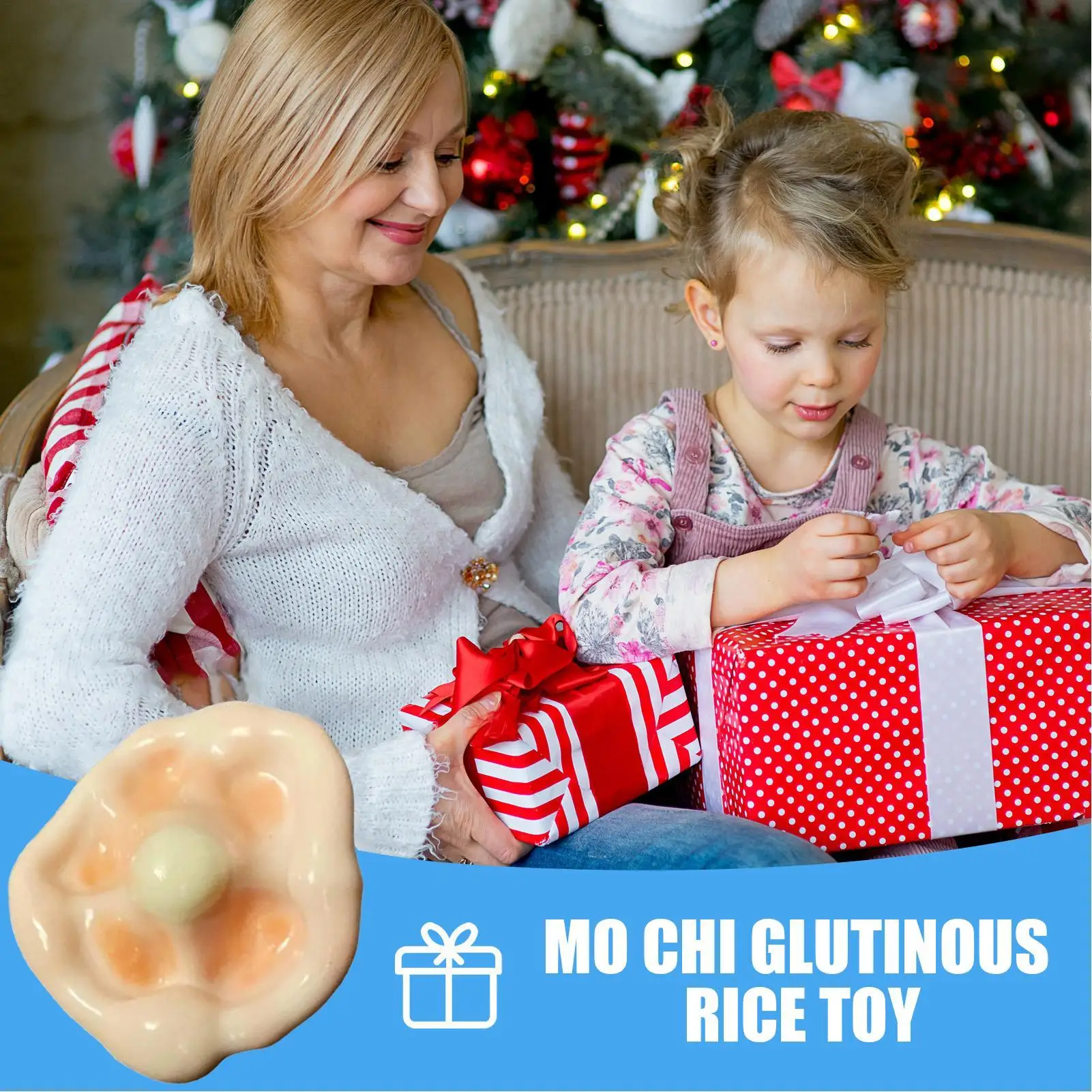 Stress Toy Shapeable Sensory Stress Ball Sensory Toy Glutinous Rice Desktop Decoration For Daily Adults Kids Work Study Travel