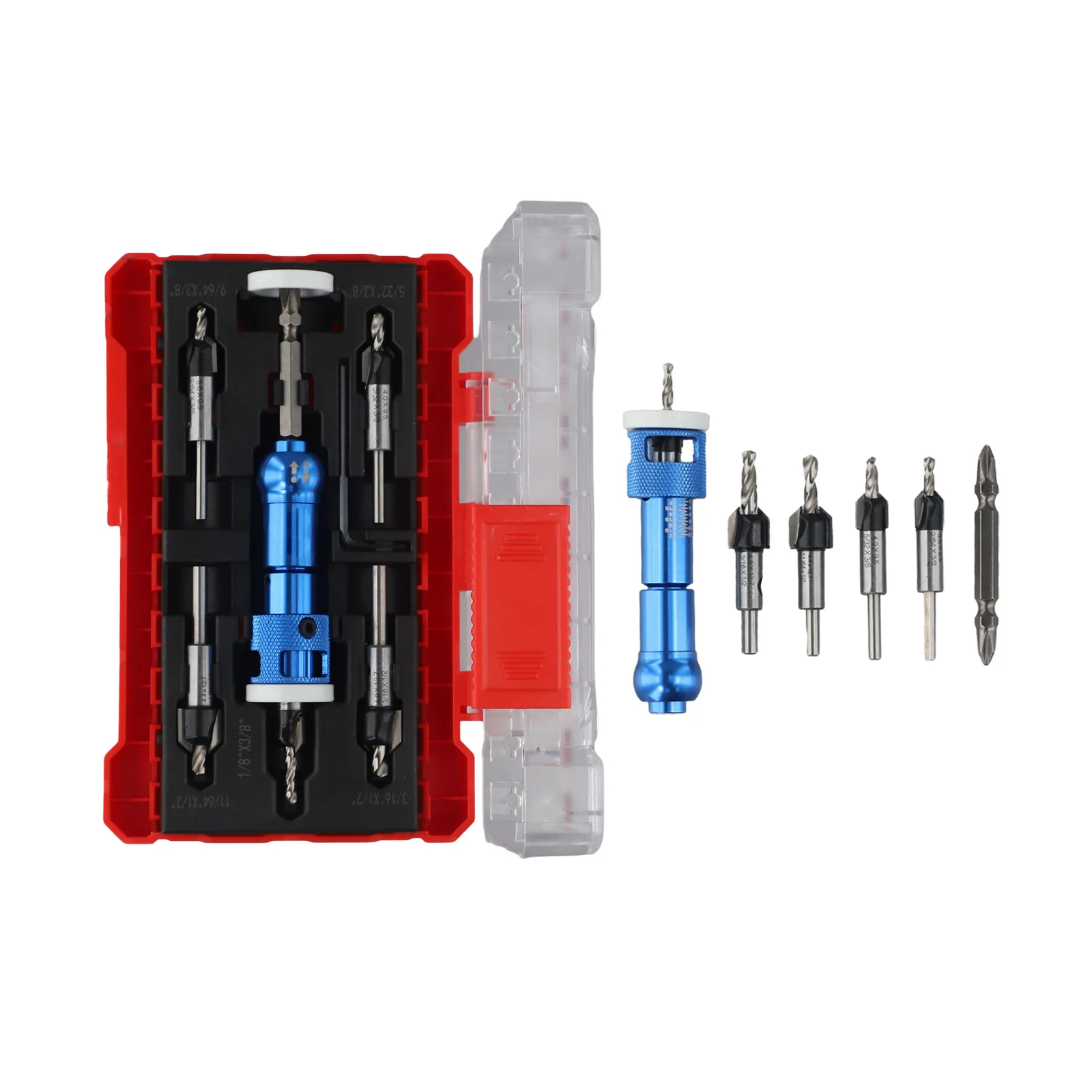สําหรับเจาะกดคาร์ไบด์ Tipped Countersink เจาะ Bits เปลี่ยนได้ Pilot เจาะ Bit Clean และ Professional Holes