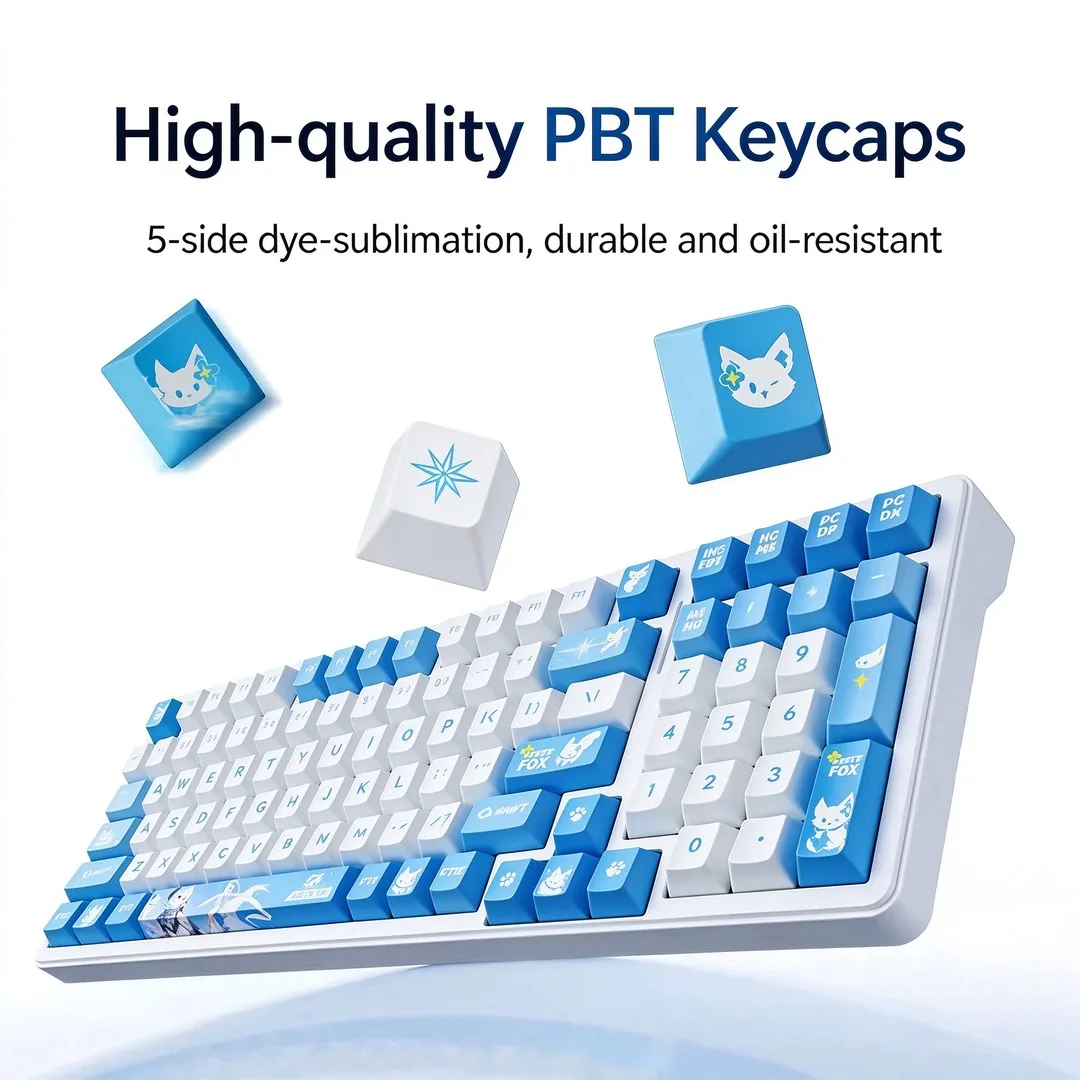 ATK A98 Pro Tri-Mode Mechanical Keyboard98-Key 95% Layout 12000mAh Battery 1ms Low Latency 5-Side Dye-Sub PBT 5-Layer Gasket