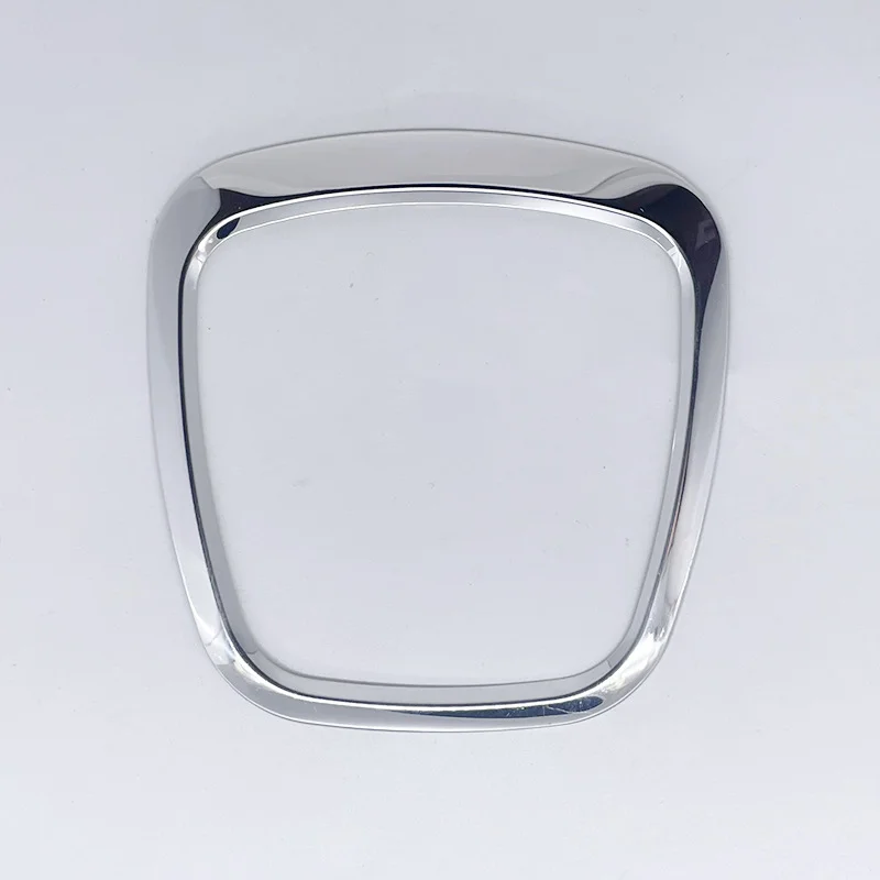 Chrome Car Steering Wheel Frame Trim Cover For Audi Q5 Q7 A3 S3 8P A4 B6 B7 B8 A5 B8 A6 C7 Center Logo Protection Cover Sticker