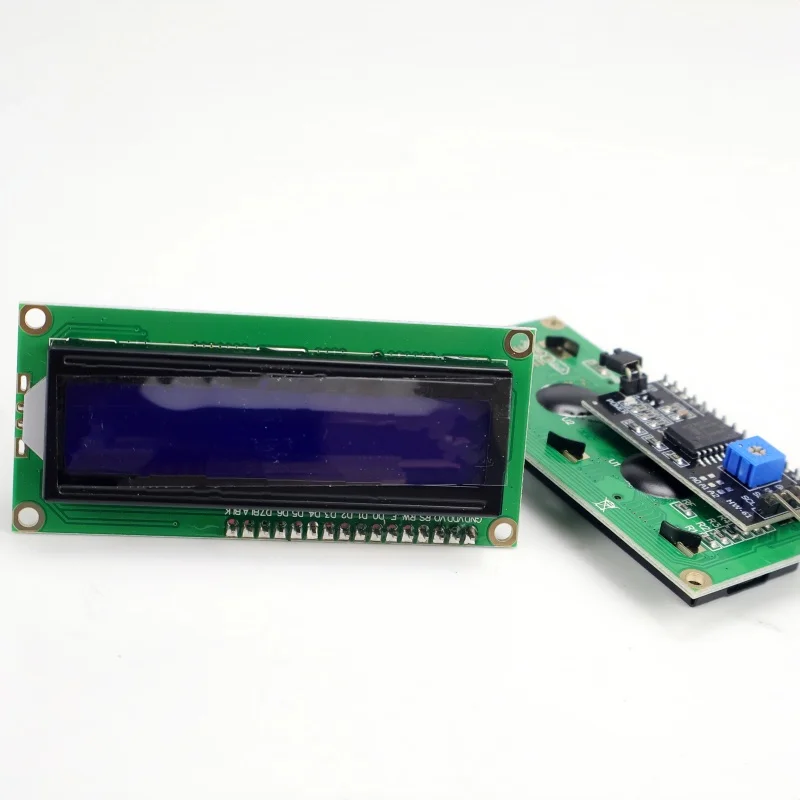 2 قطعة LCD1602 1602 وحدة LCD شاشة زرقاء شاشة LCD IIC /I2C واجهة 5 فولت لاردوينو