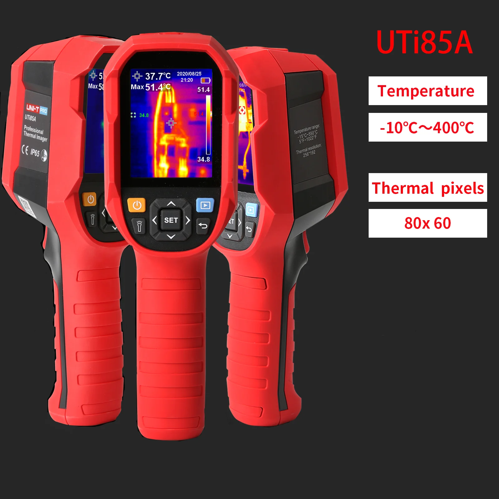 UNI-T UTi260B UTi85A เกรดอุตสาหกรรม Thermal Imager ยานยนต์ตรวจสอบไฟฟ้าการบำรุงรักษาท่ออุณหภูมิ Screening