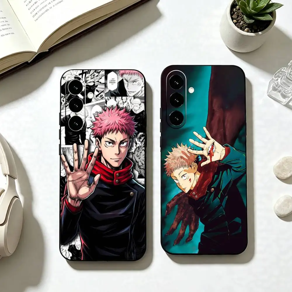 Y-Yuji Itadori-i  Phone Case For Samsung Galaxy A73,A72,A71,A70,A53,A52,A51,Soft Silicone Black Cover