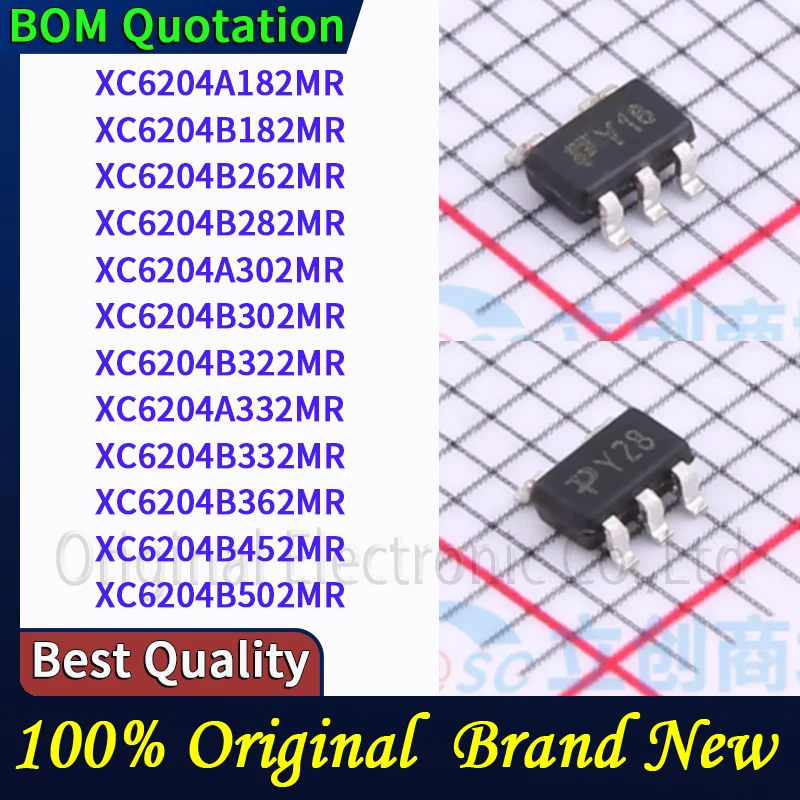 

5 шт./лот XC6204A182MR XC6204B182MR XC6204B262MR XC6204B282MR XC6204A302MR XC6204B302MR XC6204B322MR XC6204A332MR XC6204B332MR X
