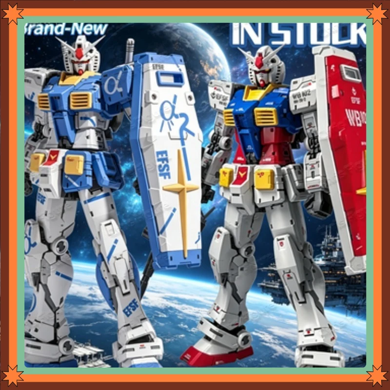 

In Stock FAT CAT Model RX-78-2 2.0 MG 1/100 Assembly Model Kit Special RG Enlarged Version Action Figure Model Toy Collection