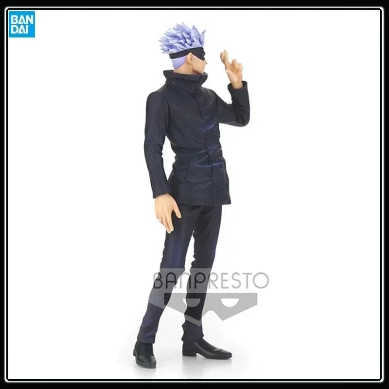 Em estoque bandai original jujutsu kaisen anime gojo satoru figura de ação brinquedos para crianças presente modelo colecionável ornamentos bonecas bb