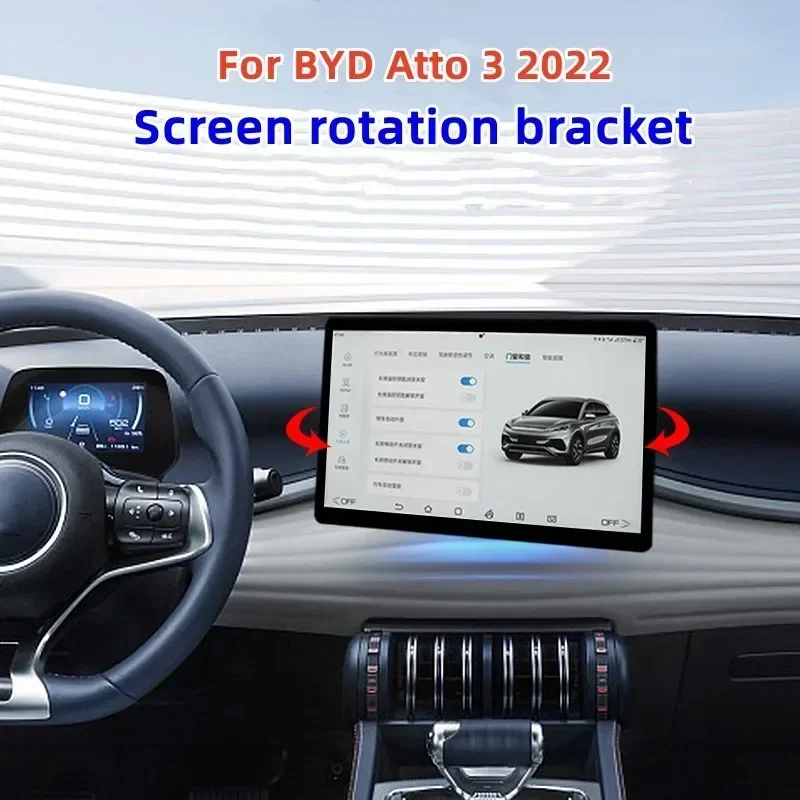 

For BYD ATTO 3 2022 Yuan Plus Center Console Screen Rotation Bracket Car GPS Navigation Mount