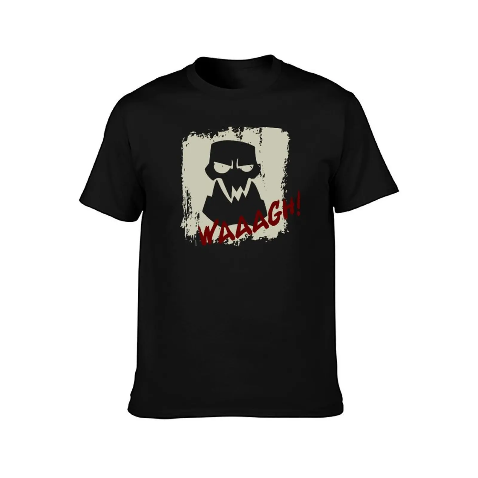 Ork Waaagh Wargaming T-Shirt Soft Basic Cotton Short Sleeve Tee T-Shirt