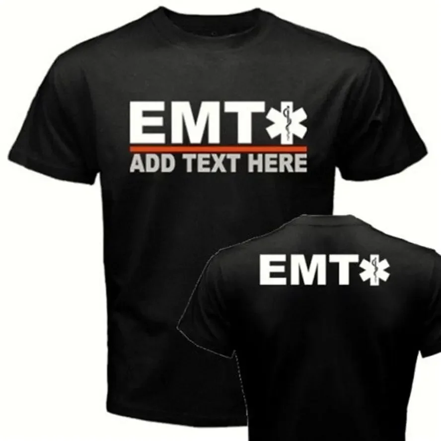 EMT EMS Ambulance Medical Technician Paramedic T-Shirt. Summer Cotton Short Sleeve O-Neck Mens T Shirt New S-3XL