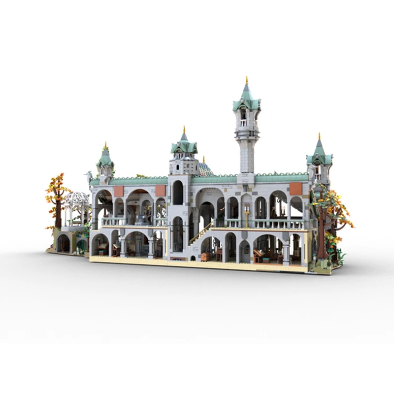 Medieval Serie Extension Street View Building Block DIY Model MOC-149444 Collection Experts Originality Education Brick Toy Gift