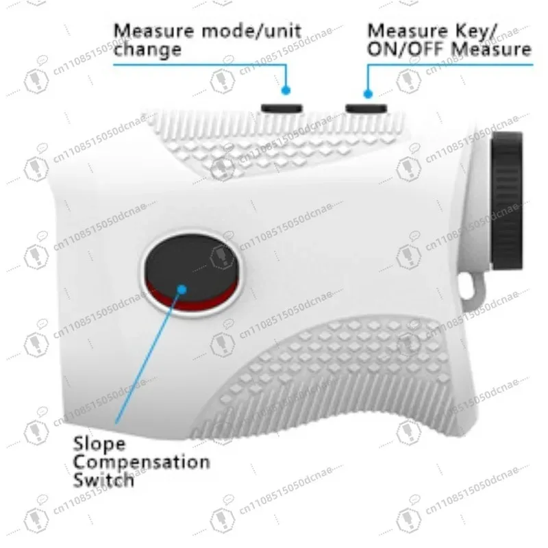 Laser Rangefinder Golf Hunting with Flag Lock Slope Compensation 1500Yard Outdoor Measuring Tool