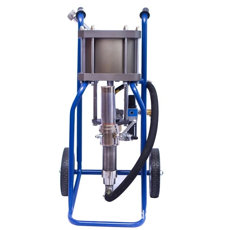 Pneumatic high pressure airless spraying machine, spraying equipment, grid steel structure painting equipment