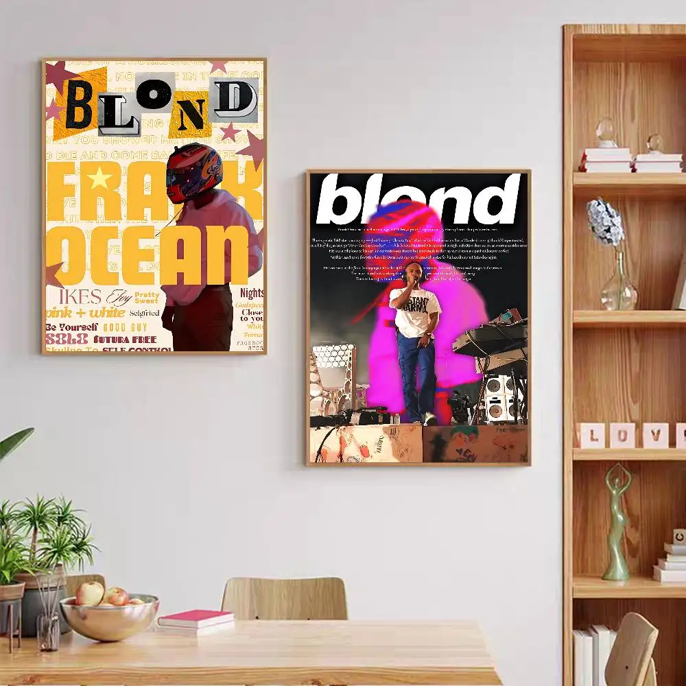 Famous Singer F-Frank Ocean Classic Vintage Posters Vintage Room Home Bar Cafe Decor Nordic Home Decor