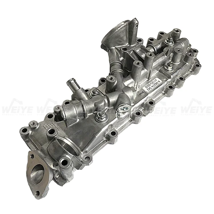 Construction Engineering Machinery Isuzu 4JJ1 Diesel Engine Oil Radiator Assembly for Repairing Shop 8-98274342-0