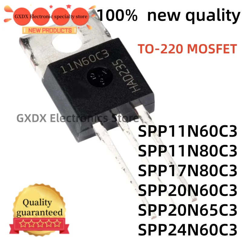 10-20Uds 11N60C3 11N80C3 17N80C3 20N60C3 20N65C3 24N60C3 SPP11N60C3 SPP11N80C3 SPP17N80C3 SPP20N60C3 SPP20N65C3 SPP24N60C3 TO220
