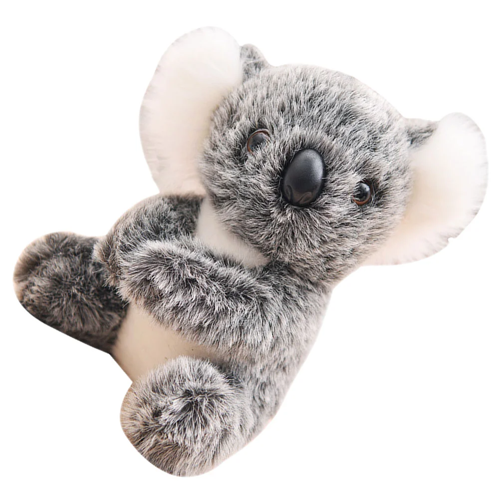 

Adorable Simulation Koala Funny Cartoon Children Toy for Home Office Decoration Birthday Gift (Grey, 21cm)