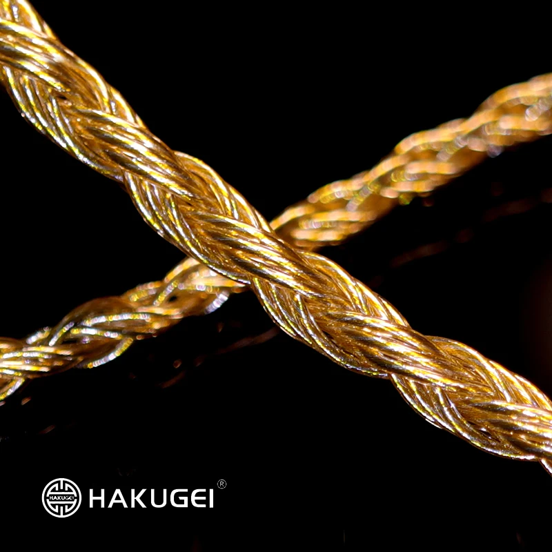 HAKUGEI Athena.ทองเงินทองแดงผสม Hybrid DIY. 4.4 3.5 2.5 0.78 MMCX