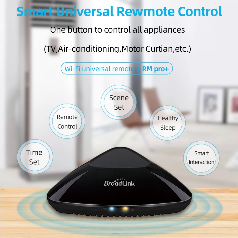 TISHRIC BroadLink US/UK/EU RM Pro+Smart Remote Control Smart Universal Rewmote Control Wifi Wireless Switch Smart Home System