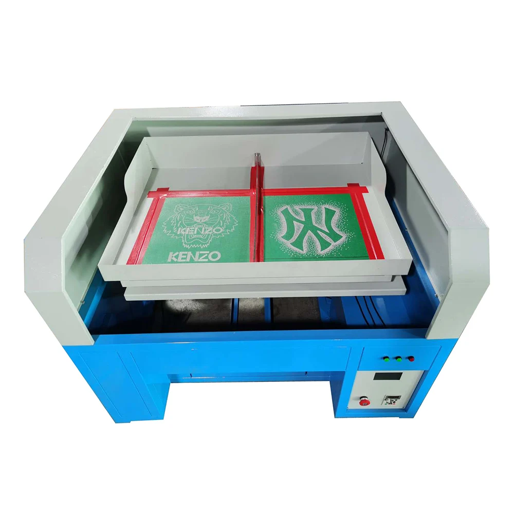 Factory Price Semi-Automatic Rhinestone Brushing Machine Rhinestone Motif Making Machine Rhinestone Transfer Hot Fix Machine