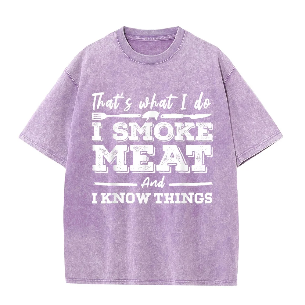 I'd Smoke That Funny Meat BBQ Season Smoker Grilling T-Shirt Men New In Tops And T-Shirts Custom T Shirt Tée Homme Casual Tee